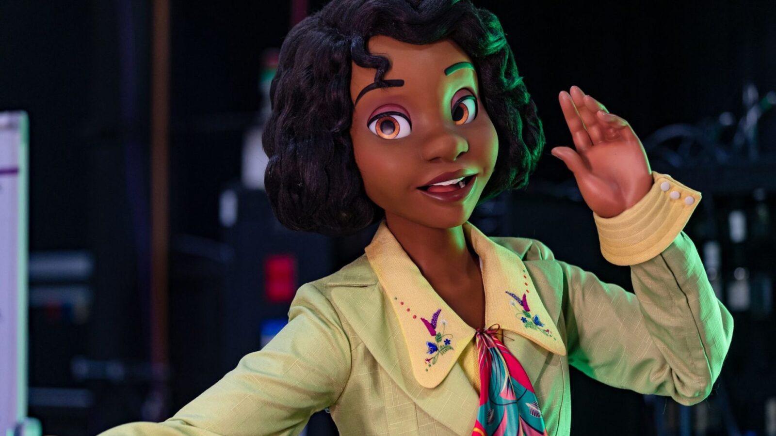 Tiana's Bayou Adventure animatronic