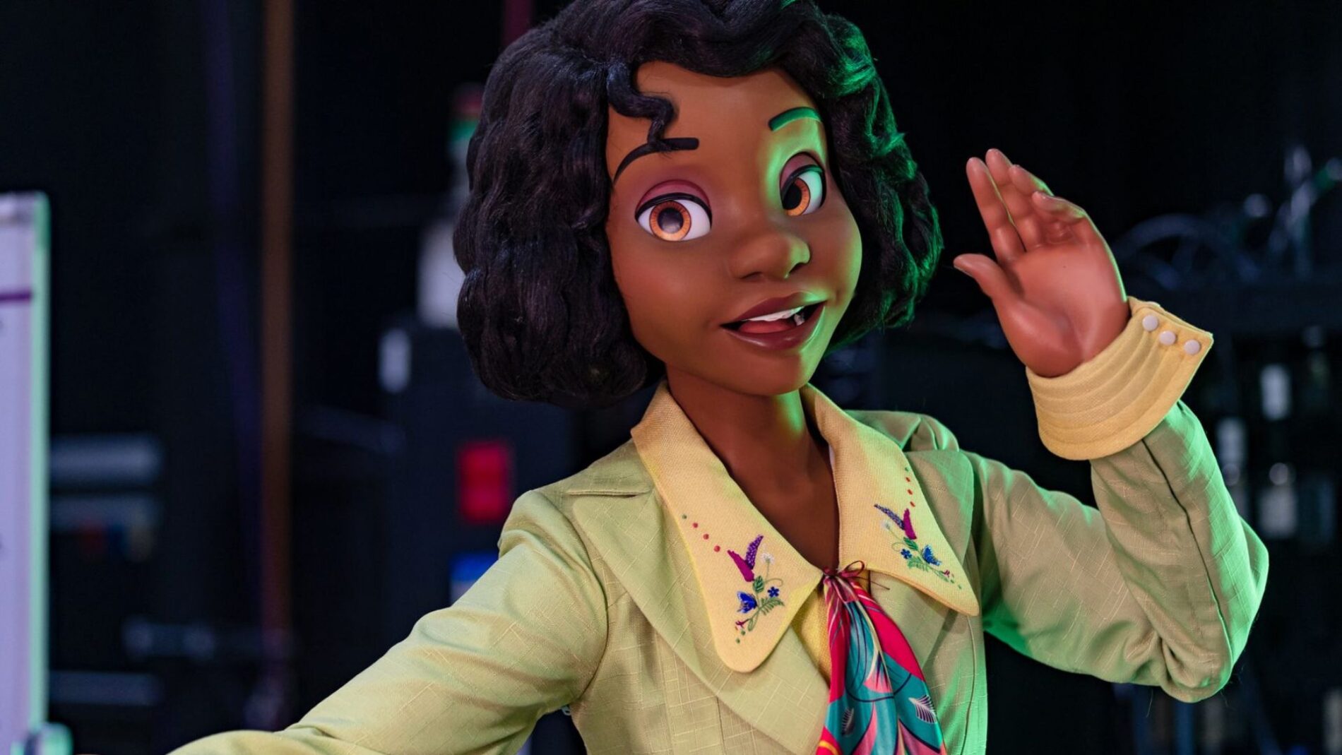 Tiana's Bayou Adventure animatronic